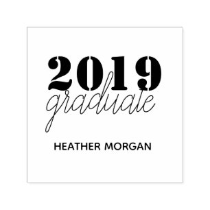 Graduate Personalised Rubber Stamp
