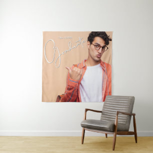 Graduate Photo Backdrop Tapestry