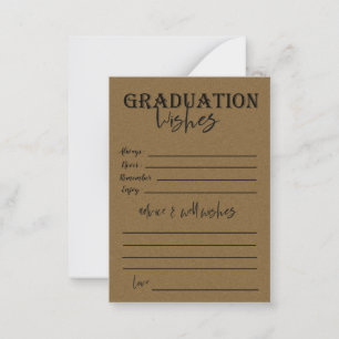 Graduate Photo Class Of 2025 Graduation Advice Card