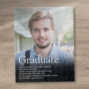 Graduate Photo Definition Class of 2021 Jigsaw Puzzle