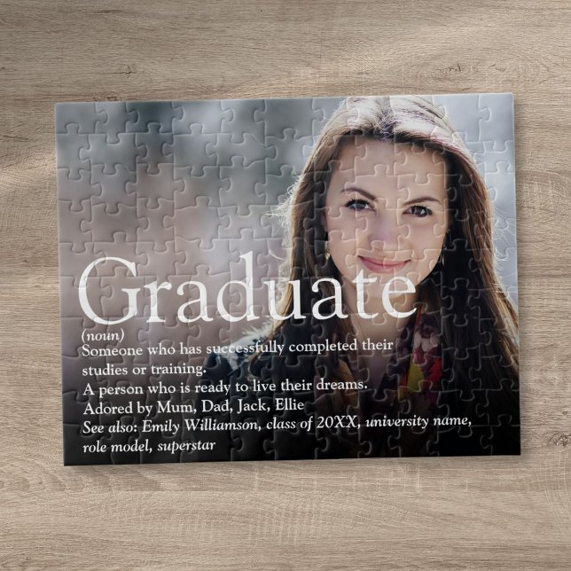 Graduate Photo Definition Modern Jigsaw Puzzle (Graduate Photo Definition Modern Jigsaw Puzzle)