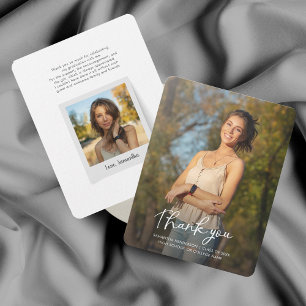 Graduate Photo Graduation 2024 Thank You Card