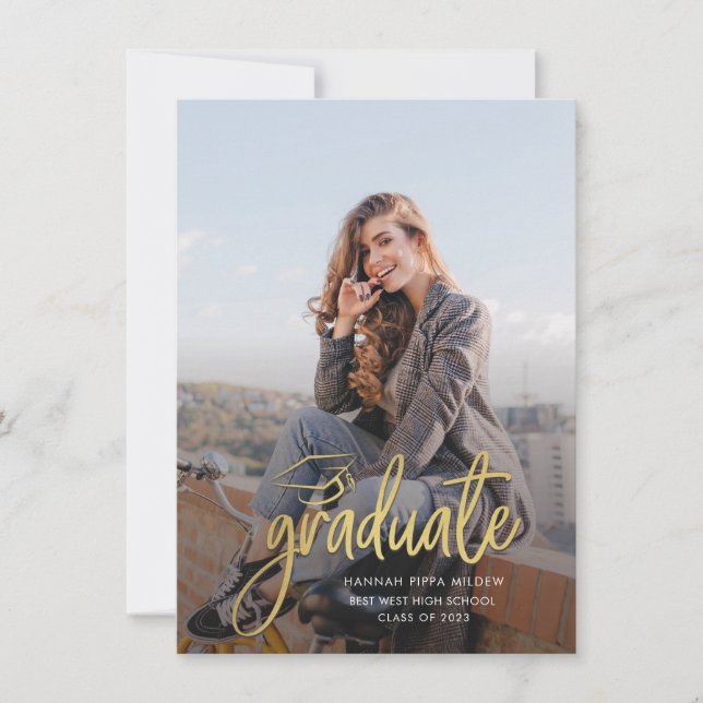 Graduate Photo Graduation 2025 Party Invitation (Front)