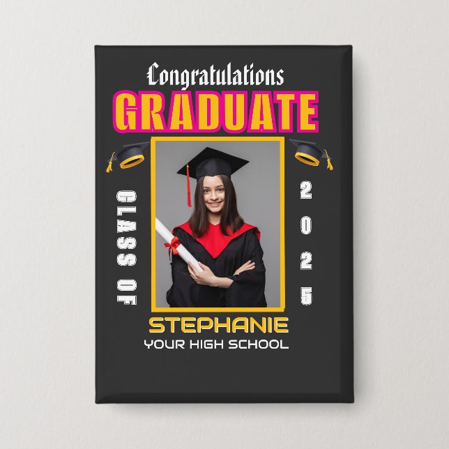 Graduate Photo Graduation Congratulations Custom (Front)