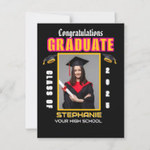 Graduate Photo Graduation Congratulations Custom