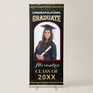 Graduate Photo Graduation Congratulations Custom Retractable Banner