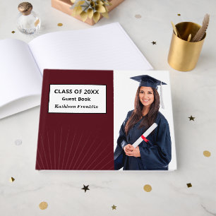 Graduate Photo Graduation Senior Class Custom Guest Book