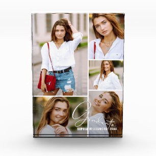 Graduate Photo Grid Collage Block
