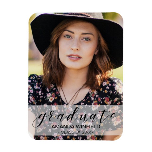 Graduate Photo Magnet announcement (Vertical)