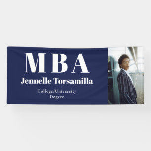 Graduate Photo MBA Graduation Banner