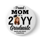 Graduate Photo Proud Mum Modern Black and White