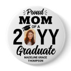 Graduate Photo Proud Mum Modern Black and White