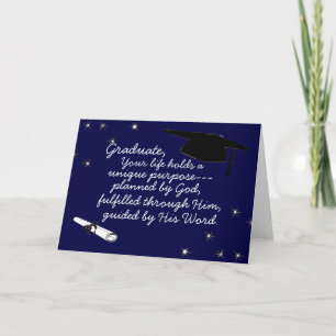 Graduate Planned by God Greeting Card