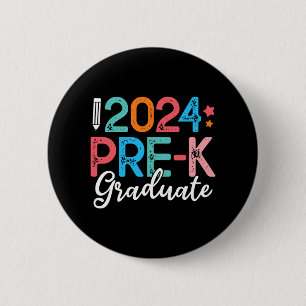Graduate Preschool Graduation 2024 Last Day Of Sch 6 Cm Round Badge
