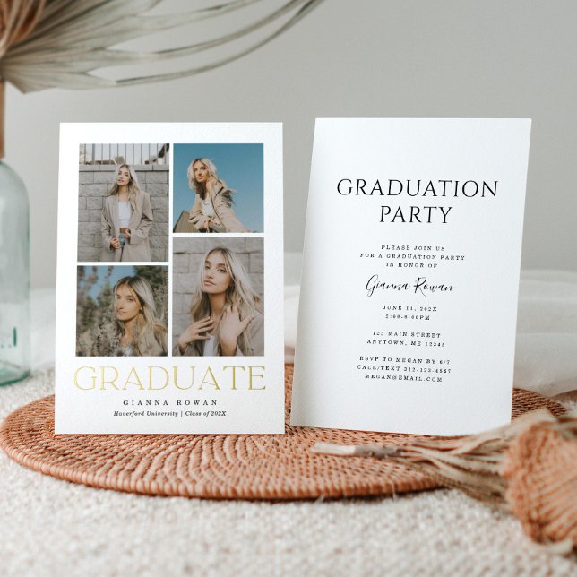 Graduate Prestige Graduation Photo Invitation (Creator Uploaded)