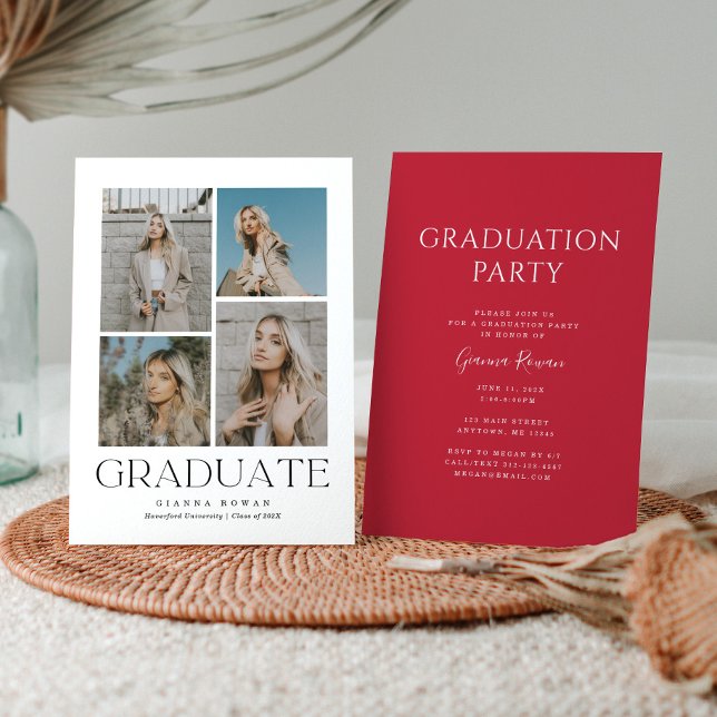 Graduate Prestige Graduation Photo Invitation (Creator Uploaded)
