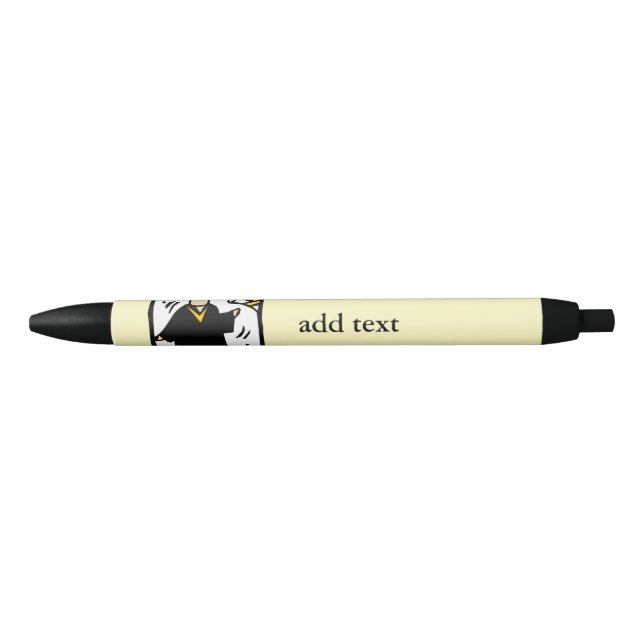 Graduate Receiving Diploma Blue Ink Pen (Front)