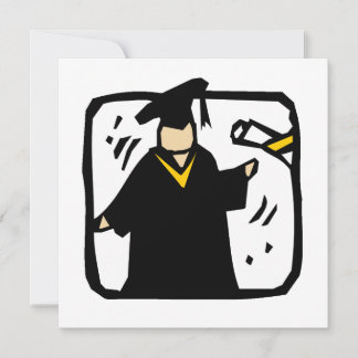 Graduate Receiving Diploma Invitation