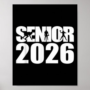 Graduate Senior Cl Of 2026 Graduation American Foo Poster