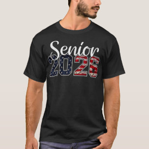 Graduate Senior Class of 2026 Graduation American T-Shirt