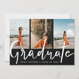 Graduate Simple Elegant   Photo Graduation Party I Invitation
