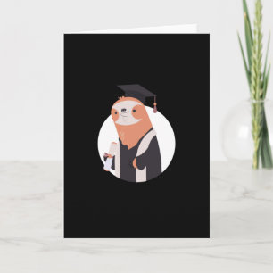 Graduate Sloth Card