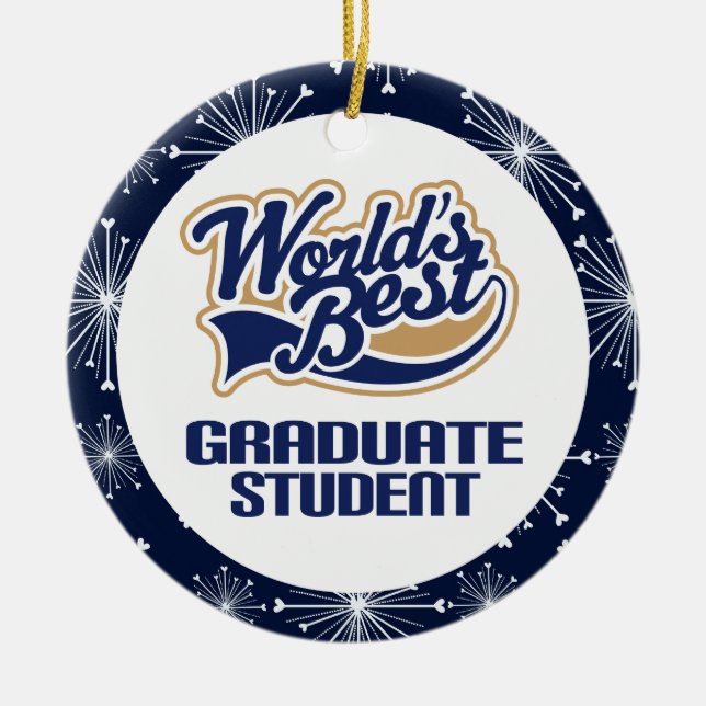 Graduate Student Gift Ornament (Front)