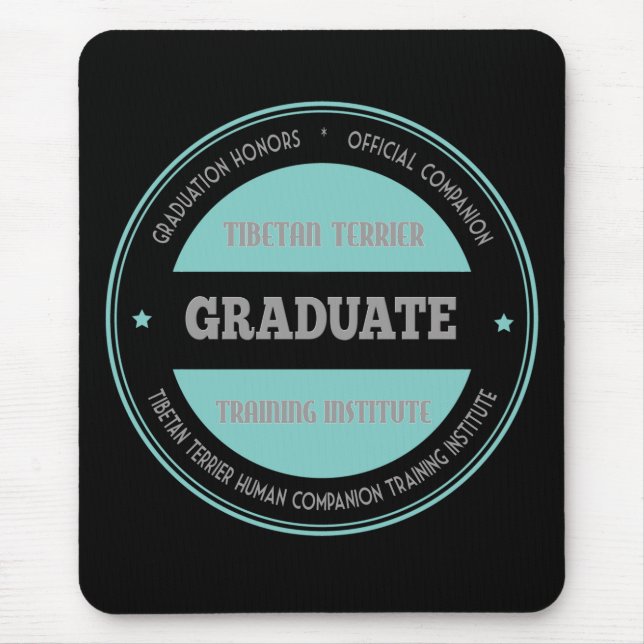 Graduate TTTraining Institute Tiffany Blue Mouse Mat (Front)