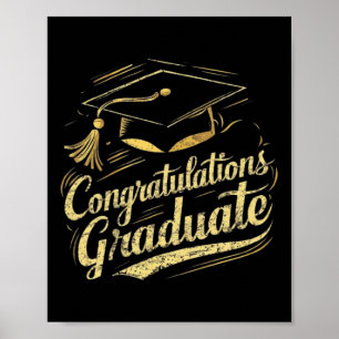 Graduate You Did It Cl Of 2024 Graduation Poster
