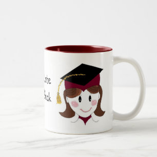 Graduate You Rock Two-Tone Coffee Mug