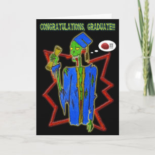 graduate  zombie card