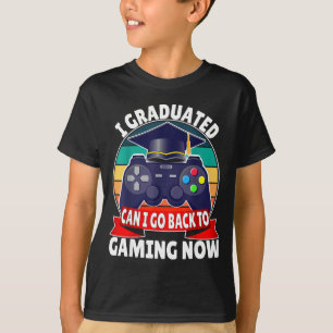Graduated can go back to gaming funny gamer T-Shirt