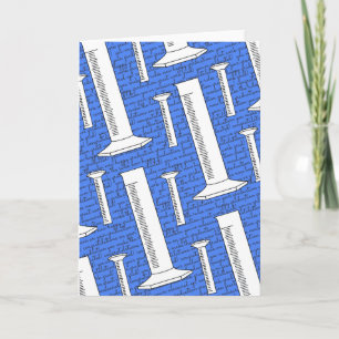 Graduated Cylinder Happy Graduation Blank Card
