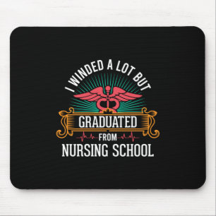 Graduated From Nursing School Mouse Mat