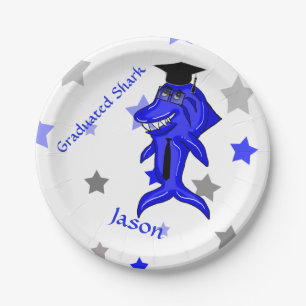 Graduated Shark Paper Plate