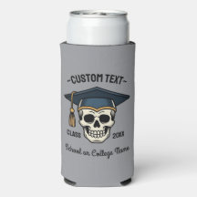 Graduated Skull Custom Name Year School
