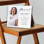 Graduate's Mother In Heaven For Graduation Photo Plaque<br><div class="desc">This touching memorial plaque is a heartfelt way to honour a loved one who has passed but is still dearly remembered. The plaque features a photo alongside the personalised text "Reserved, " with the graduate's loved one's name and relationship to the graduate, creating a poignant reminder of their presence in...</div>