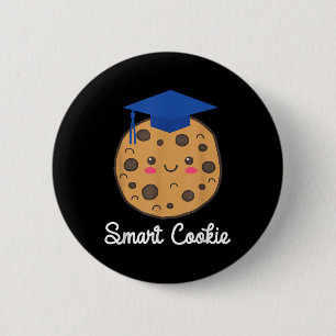Graduating Cl Of 2025 Smart Cookie Graduation Grad 6 Cm Round Badge