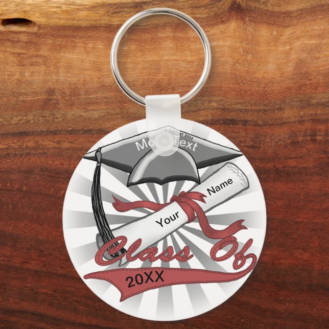 Graduating Class custom keychain (Front)