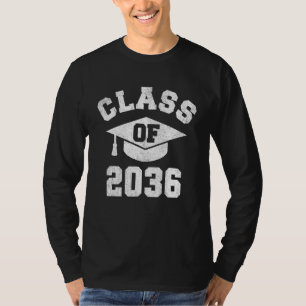 Graduating Class Of 2036 Senior Graduation Teacher T-Shirt