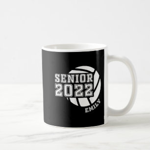 Graduating Class of Senior Volleyball Team Player Coffee Mug