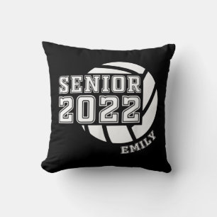 Graduating Class of Senior Volleyball Team Player Cushion