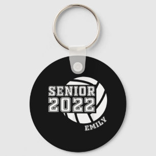 Graduating Class of Senior Volleyball Team Player Key Ring