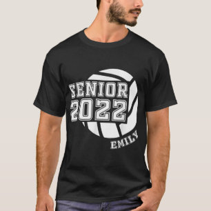 Graduating Class of  Senior Volleyball Team Player T-Shirt