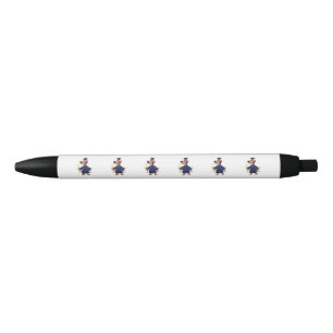 Graduating dog clipart black ink pen