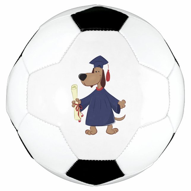 Graduating dog clipart football (Front)