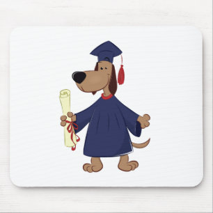 Graduating dog clipart mouse mat