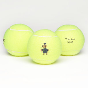 Graduating dog clipart tennis balls