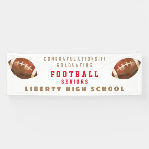 Graduating Seniors Football Banner