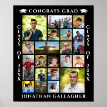 Graduation 19 Photo Collage Congrats Grad